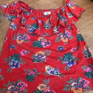 Off the shoulder shirt